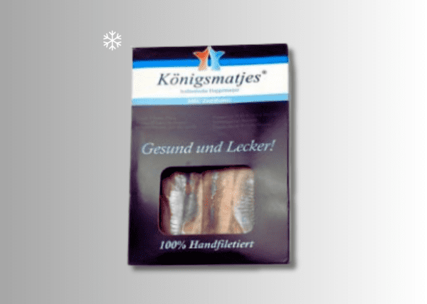 Šaldyta silkės filė „Konigsmatjes”, be odos, su uodegos segmentu 280g.