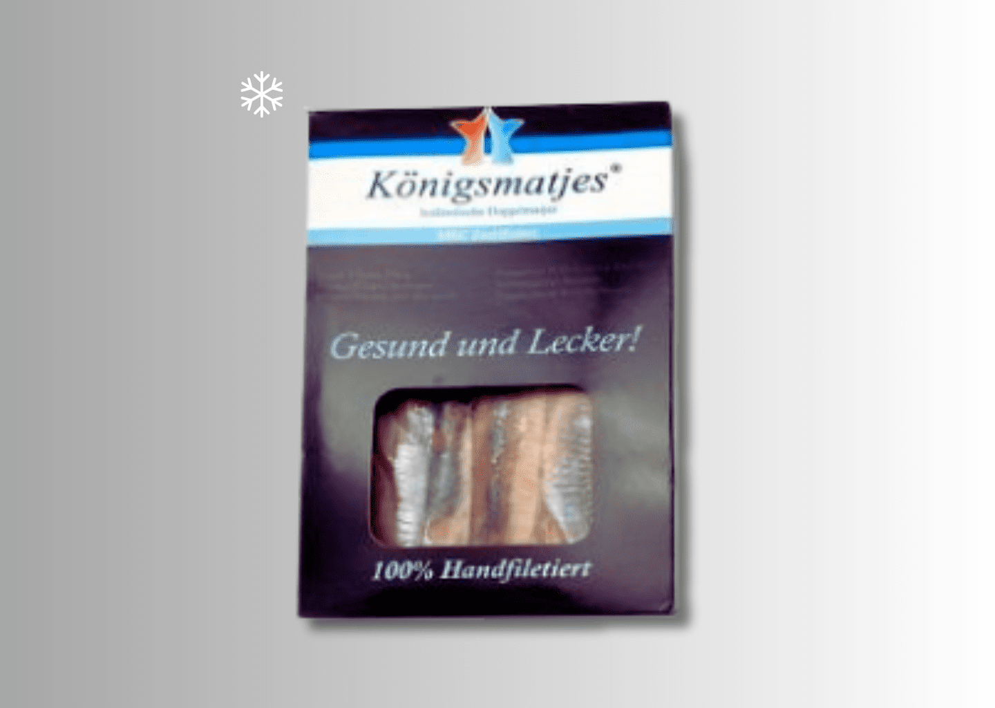 Šaldyta silkės filė "Konigsmatjes", be odos, su uodegos segmentu 280g.